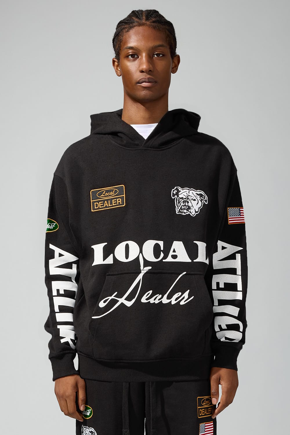 Atelier Pullover Hoodie (Black)