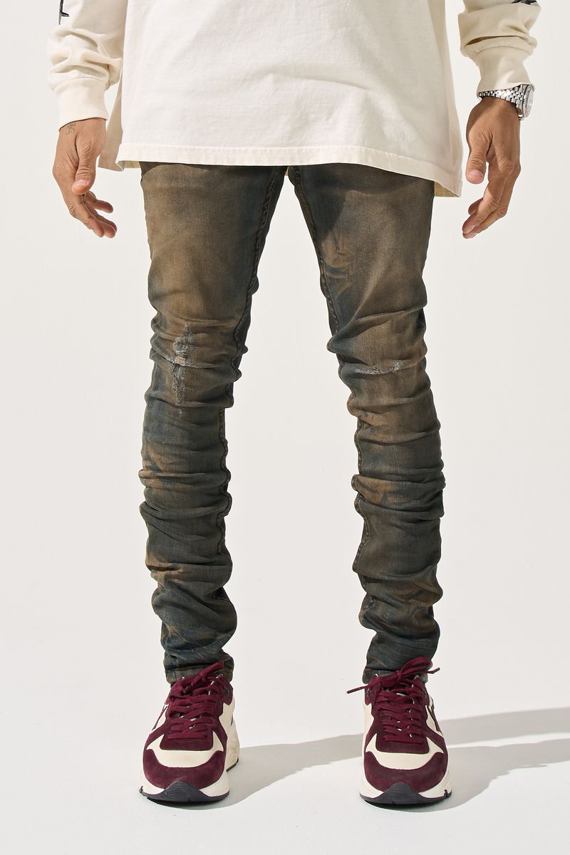 Oud jeans