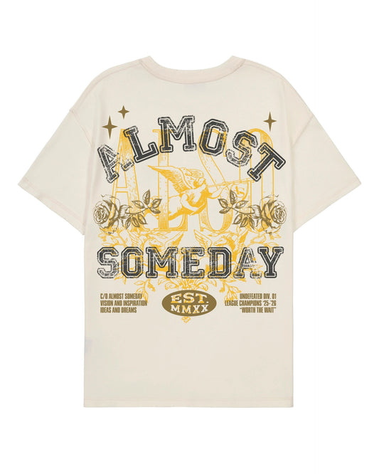 LEAGUE TEE - Cream