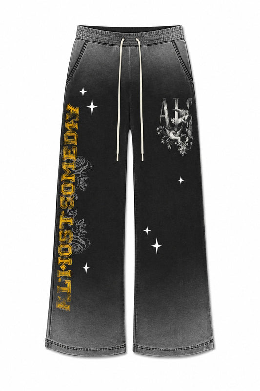 LEAGUE FLARE SWEATPANTS - Black
