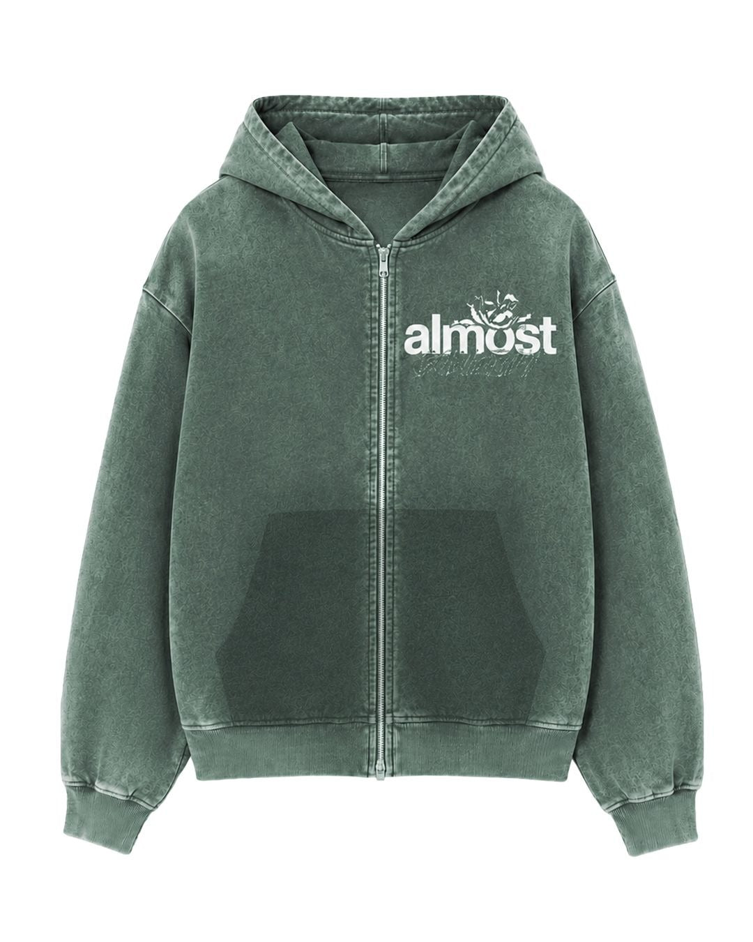 ENEMIES ZIP HOODIE - Green