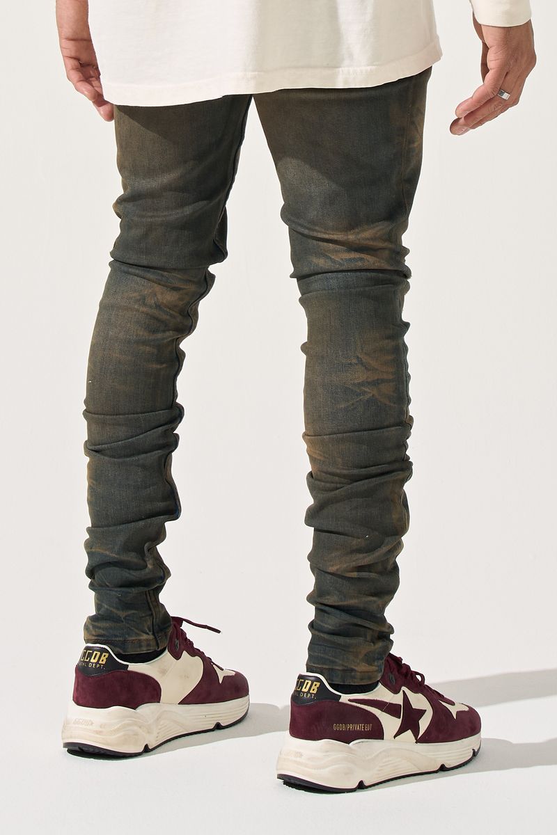 Oud jeans