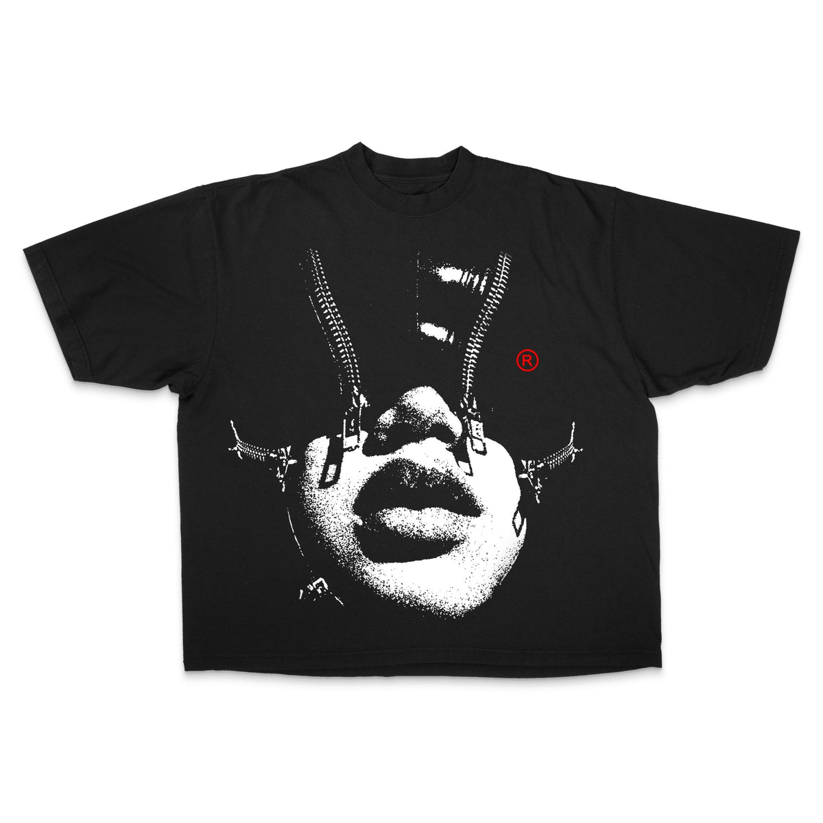 Binding Drop Tee - Black
