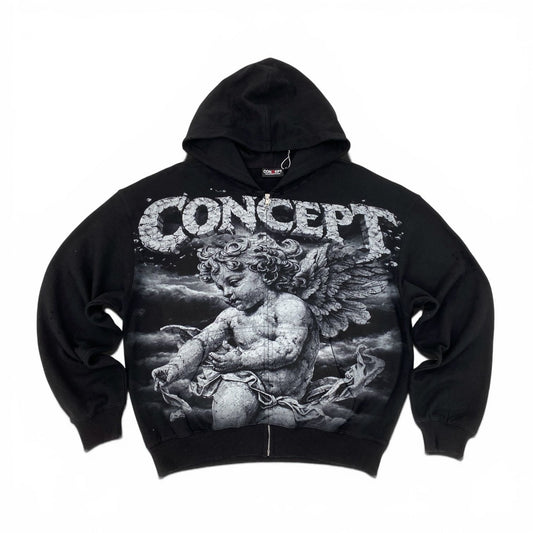 "Cherub 1" Hoody - Black