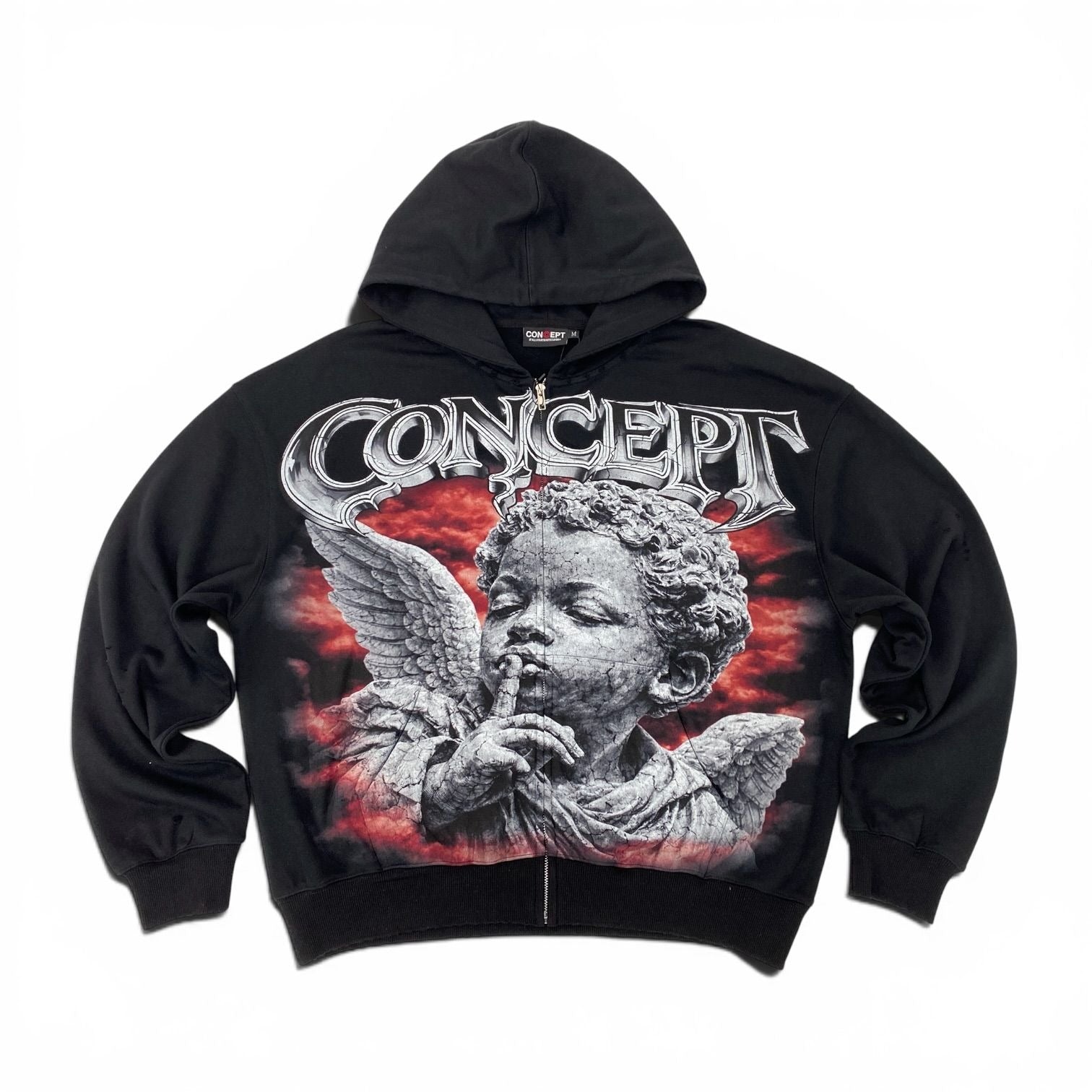 "Cherub 2" Hoody - Black
