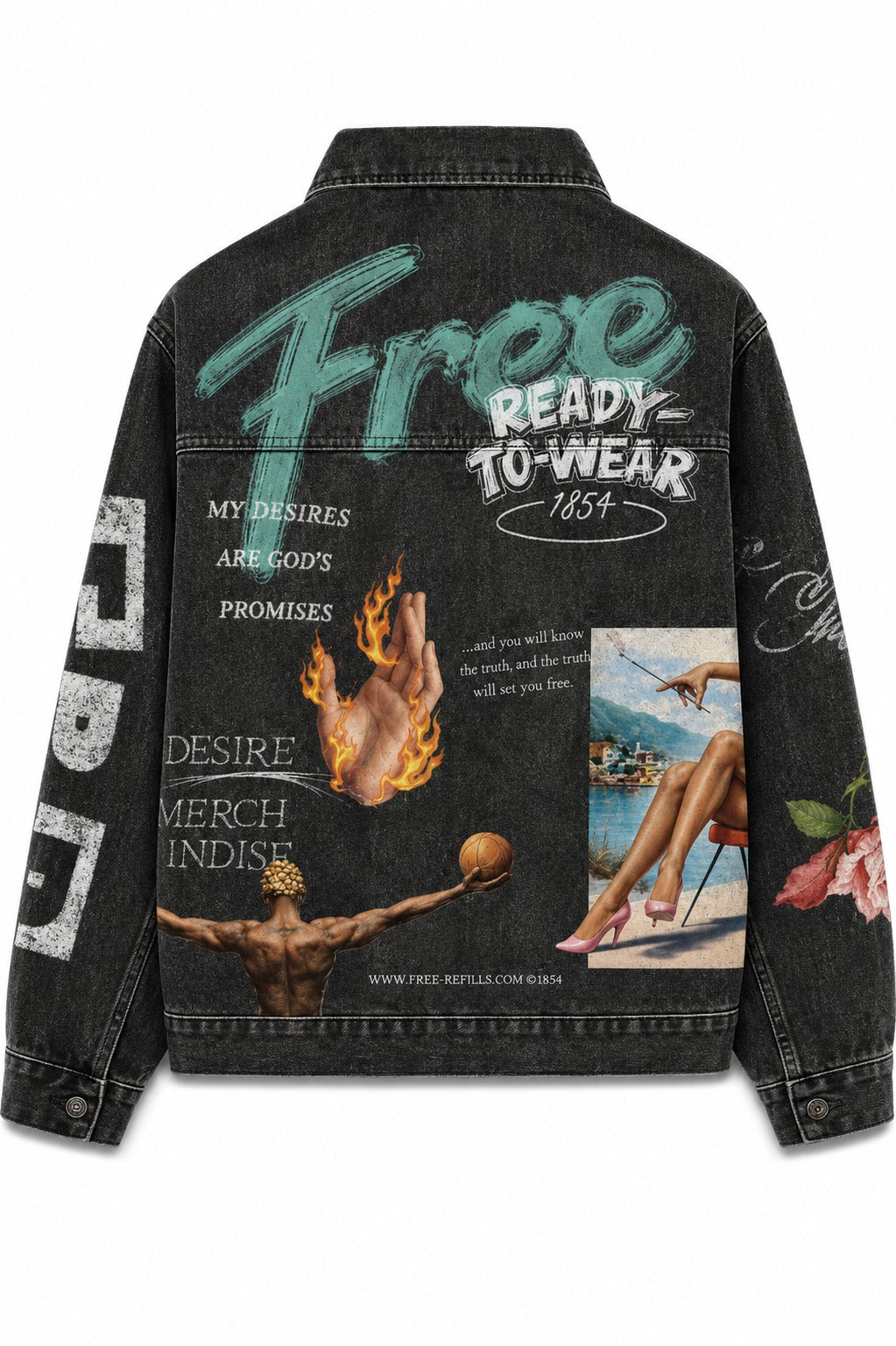 THE POWDER ROOM JACKET - Black