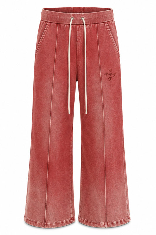 SUNDAY SERVICE FLARE BOTTOMS - Red