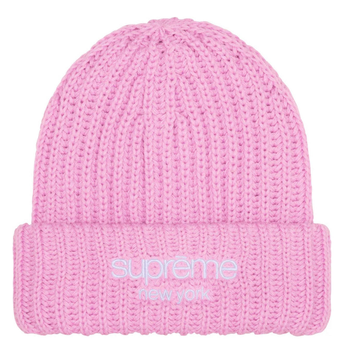 Chunky Rib Classic Logo Beanie