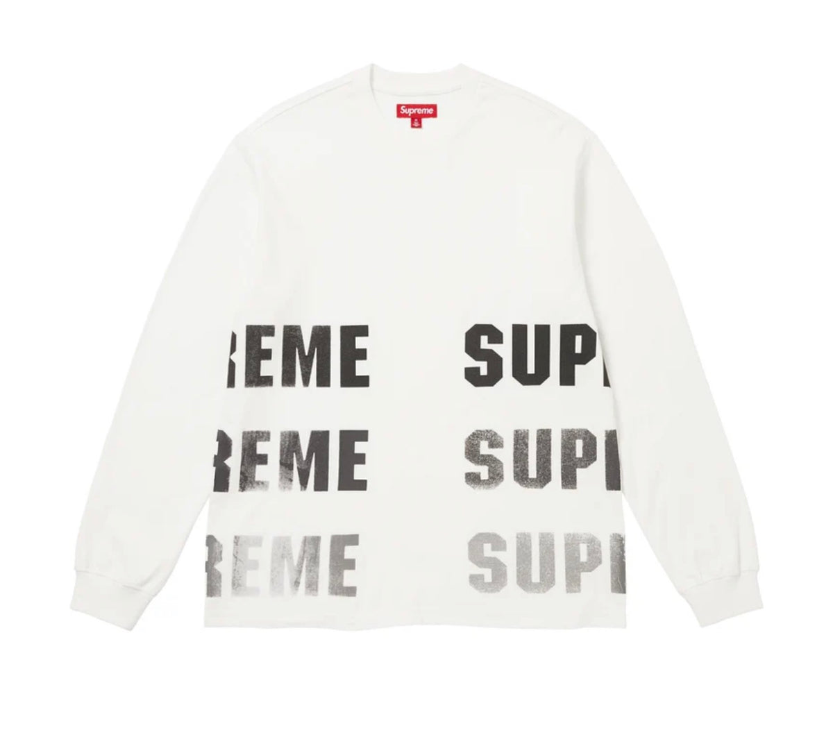 Supreme long sleeve/reflective