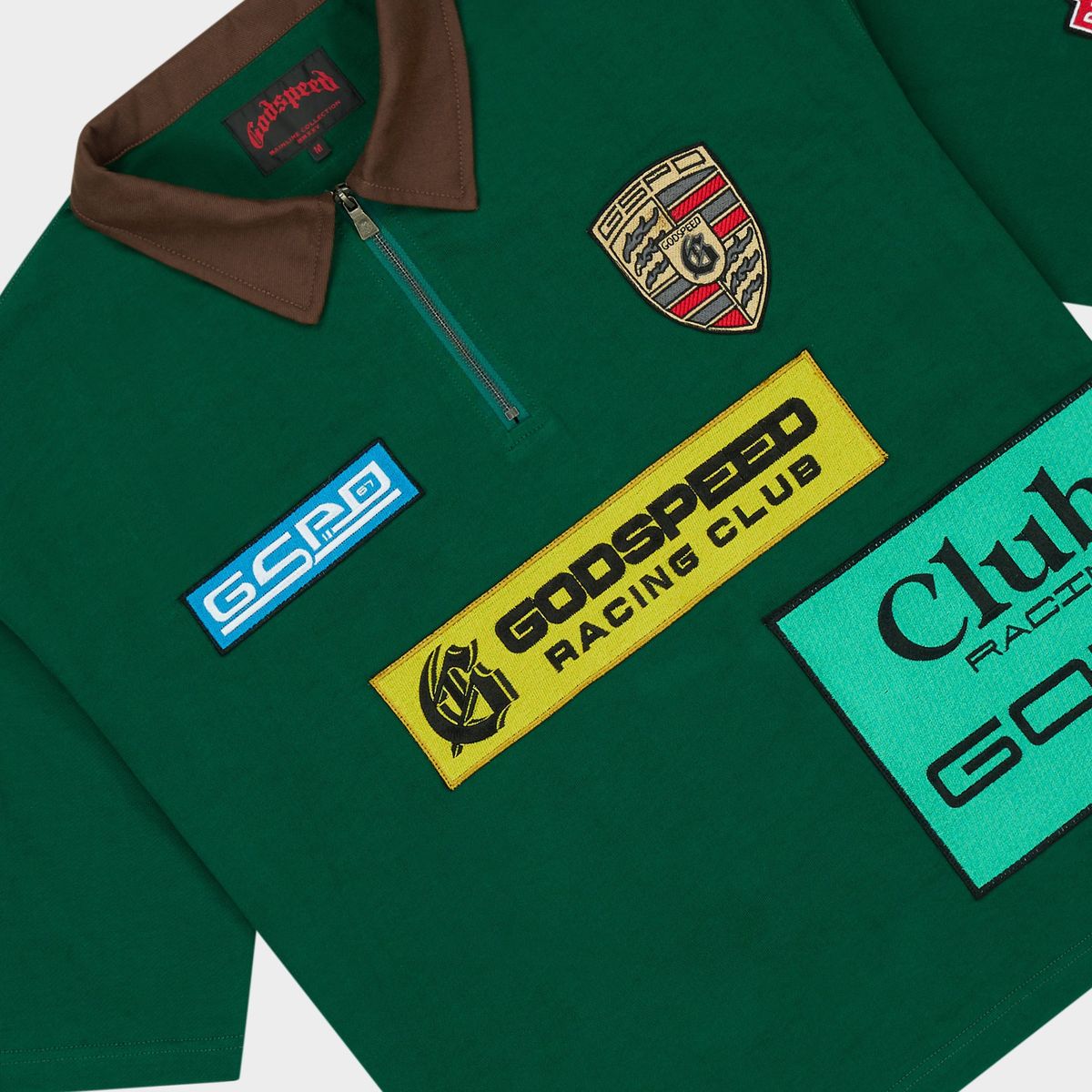 GODSPEED Grc Quarter Zip Short Sleeve Polo