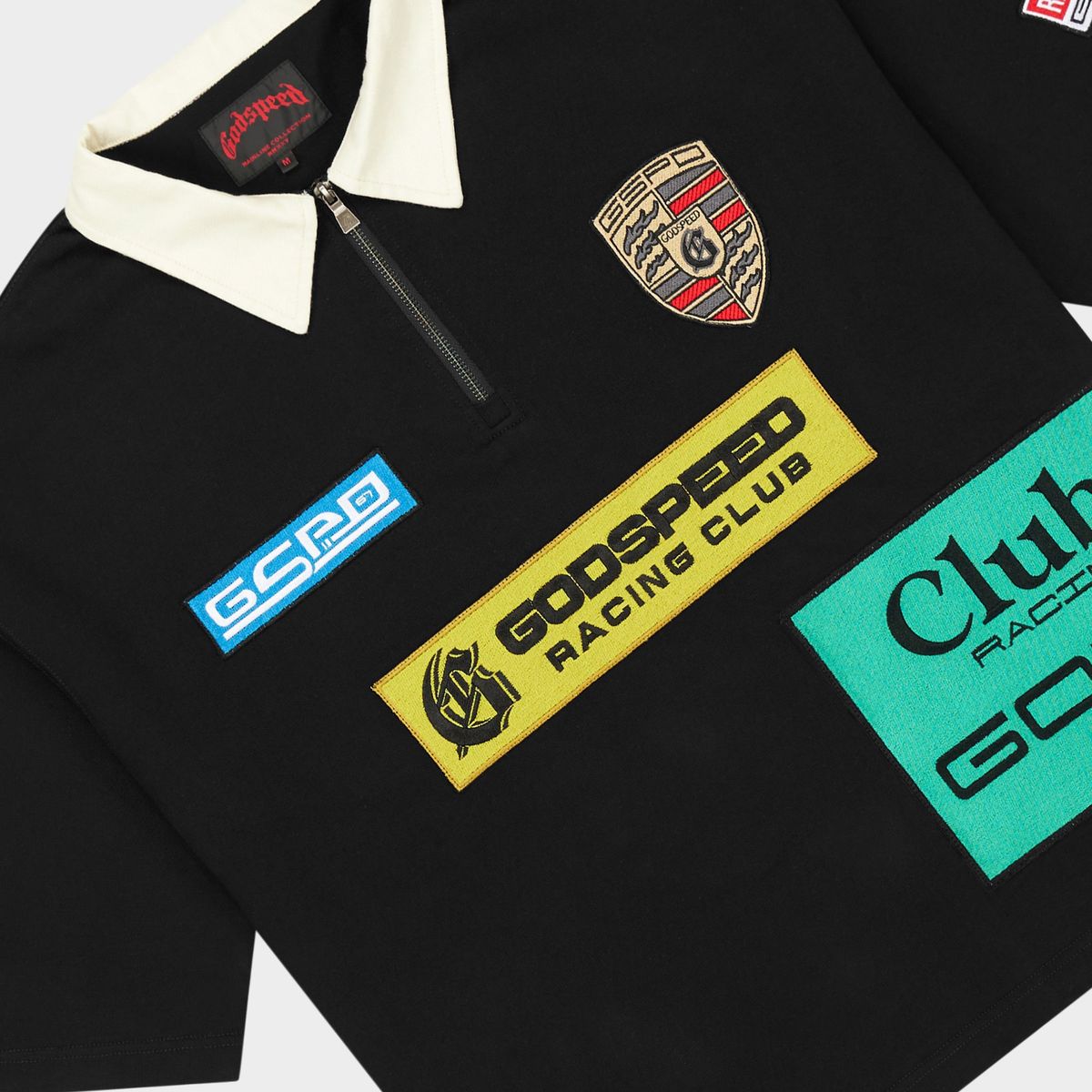 GODSPEED Grc Quarter Zip Short Sleeve Polo