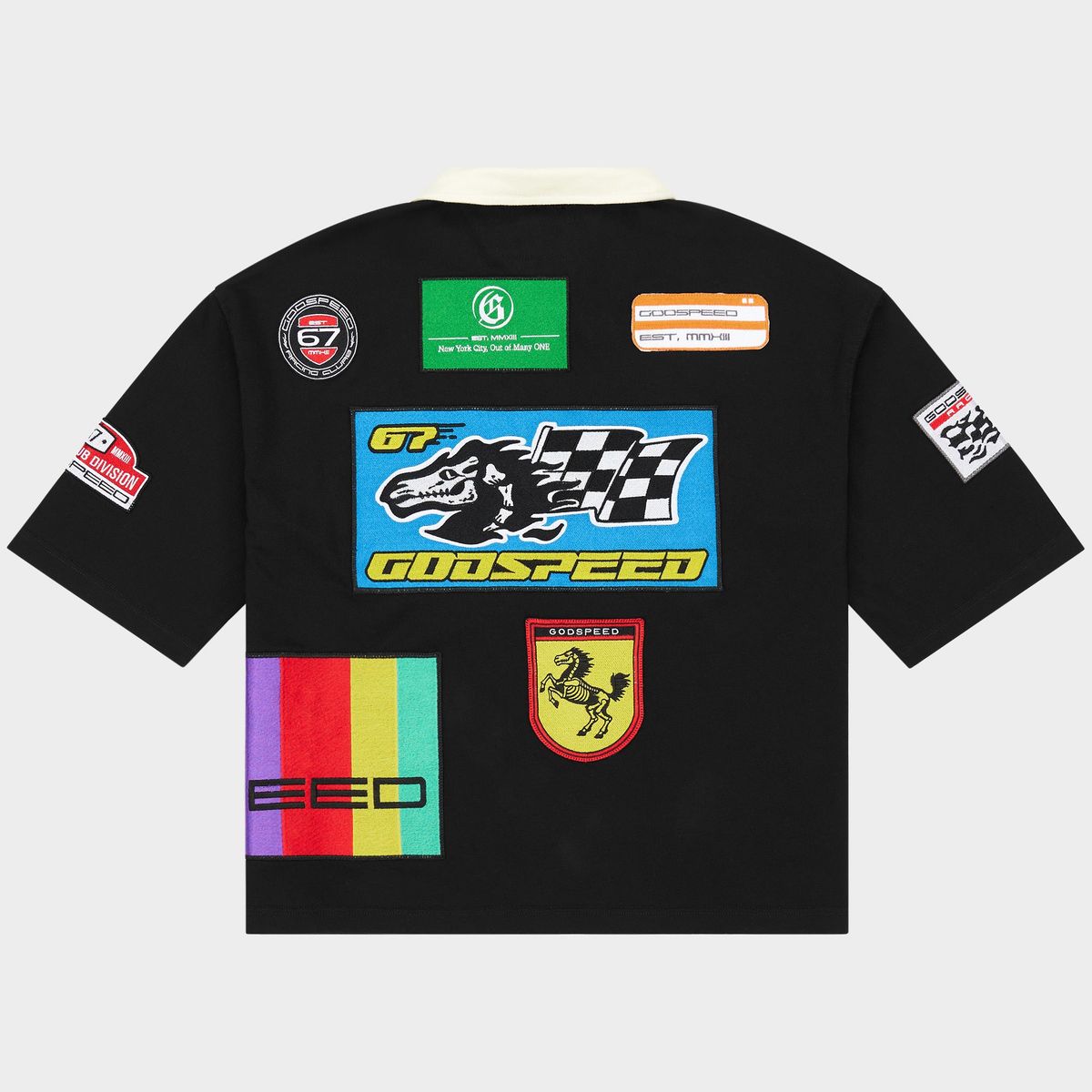 GODSPEED Grc Quarter Zip Short Sleeve Polo