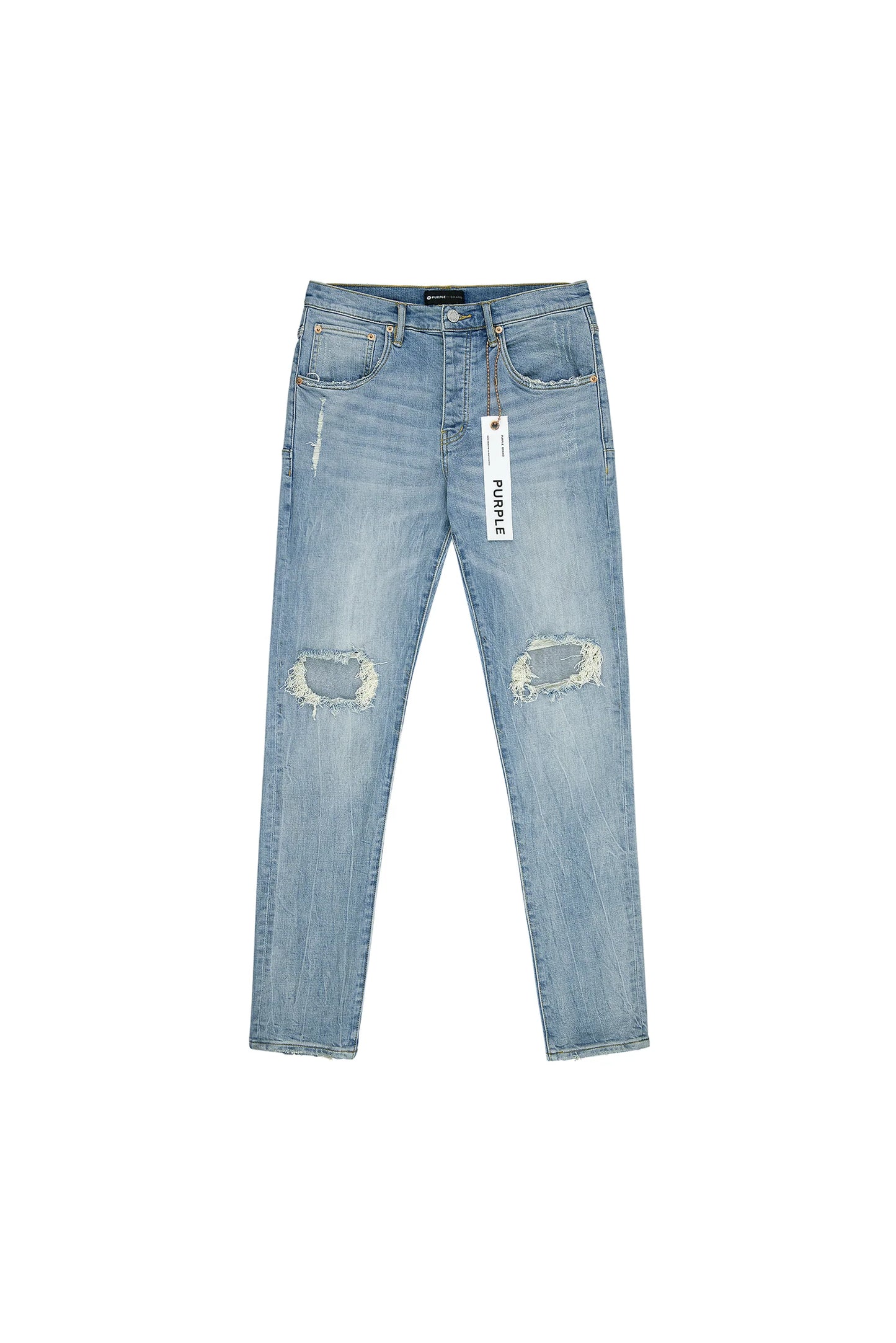 PURPLE DENIM-Light Indigo
