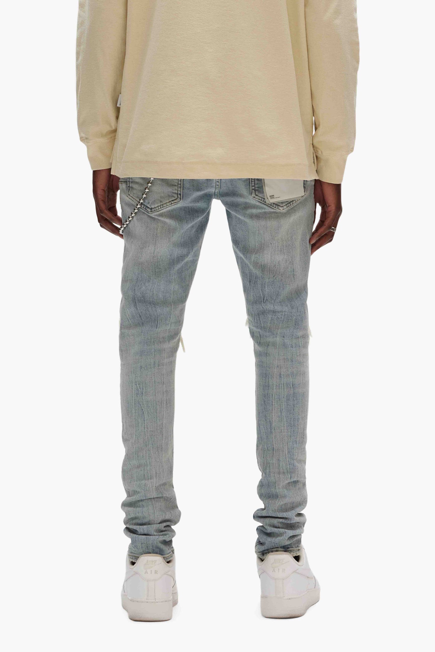 PURPLE DENIM-Light Indigo