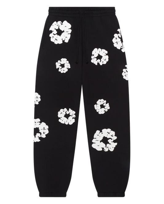 The Cotton Wreath Sweatpants Black