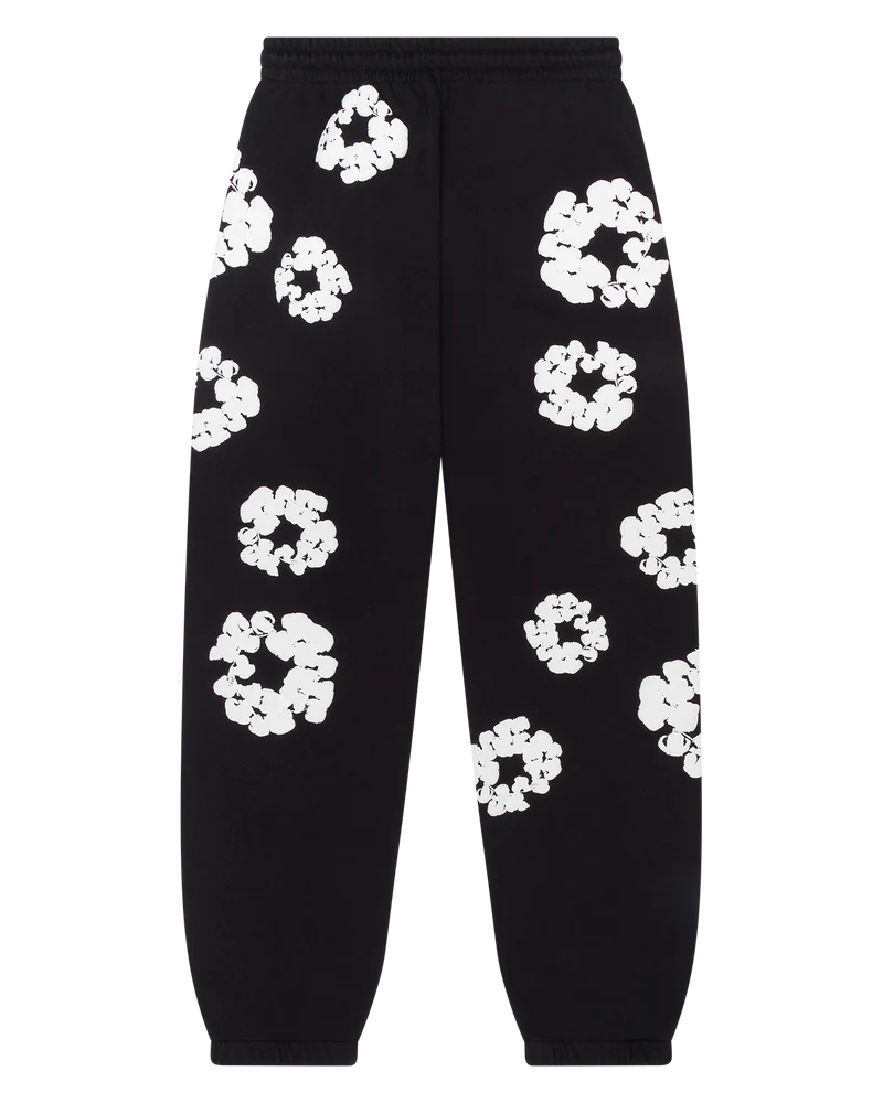 The Cotton Wreath Sweatpants Black