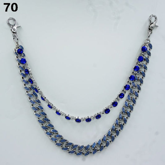 Silver with Blue Stone