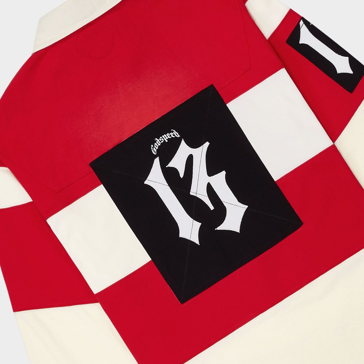 Classic Field Rugby Shirt (Off White/Red)