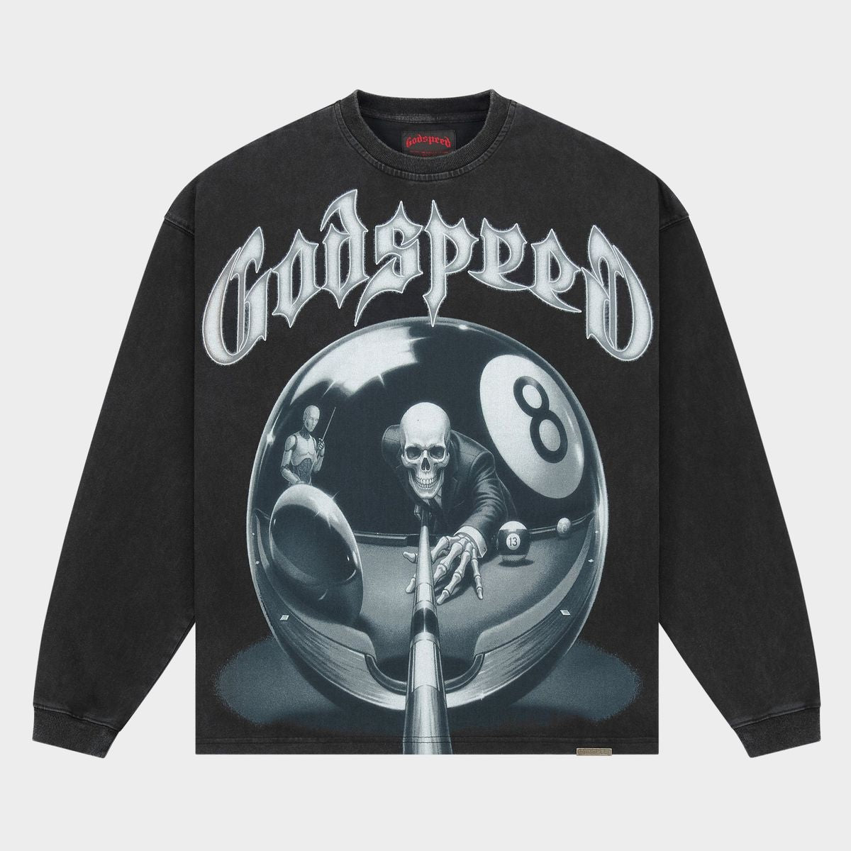 8ball CP LS T-shirt (Black Wash)