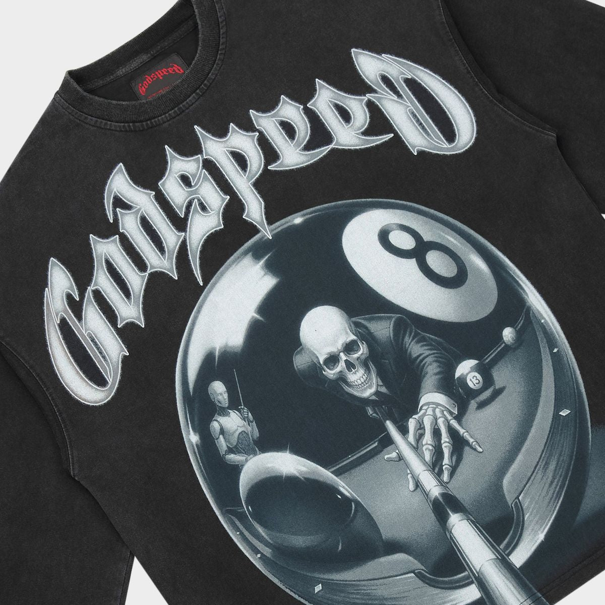 8ball CP LS T-shirt (Black Wash)