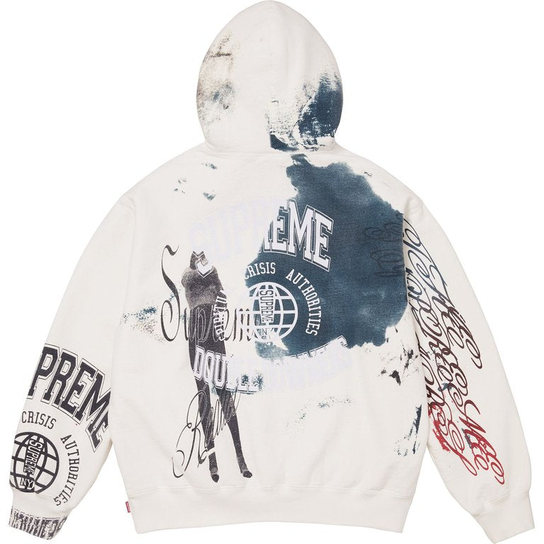 Supreme Overprint Hooded Sweatshirt