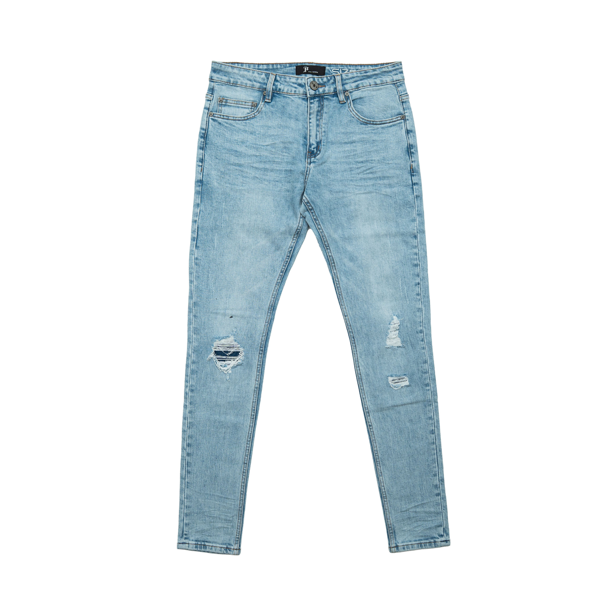 Blue wash jeans