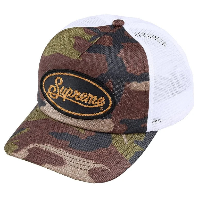 Raffia Mesh Back 5-Panel