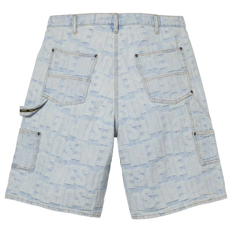 Supreme Repeat Jacquard Double Knee Denim Short