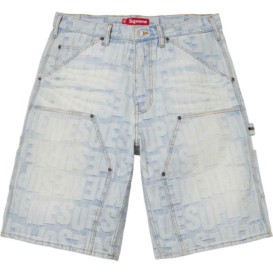 Supreme Repeat Jacquard Double Knee Denim Short