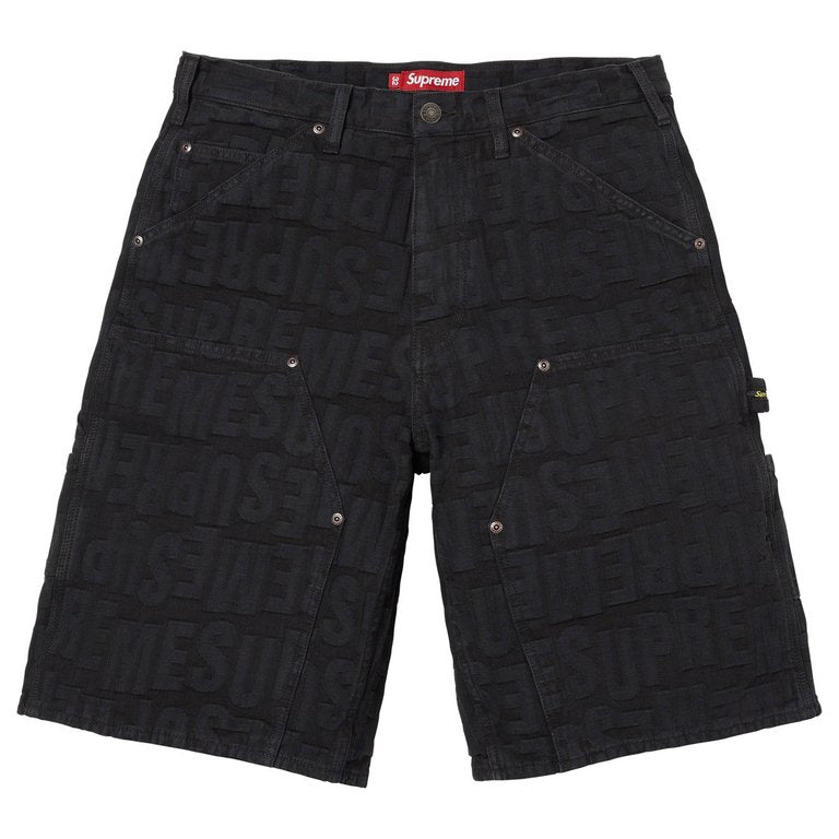 Supreme Repeat Jacquard Double Knee Denim Short