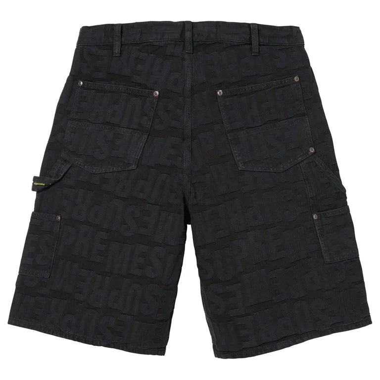 Supreme Repeat Jacquard Double Knee Denim Short
