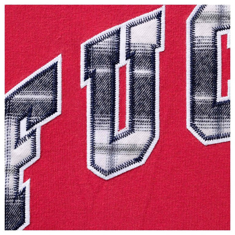 Supreme fuck em plaid s/s top