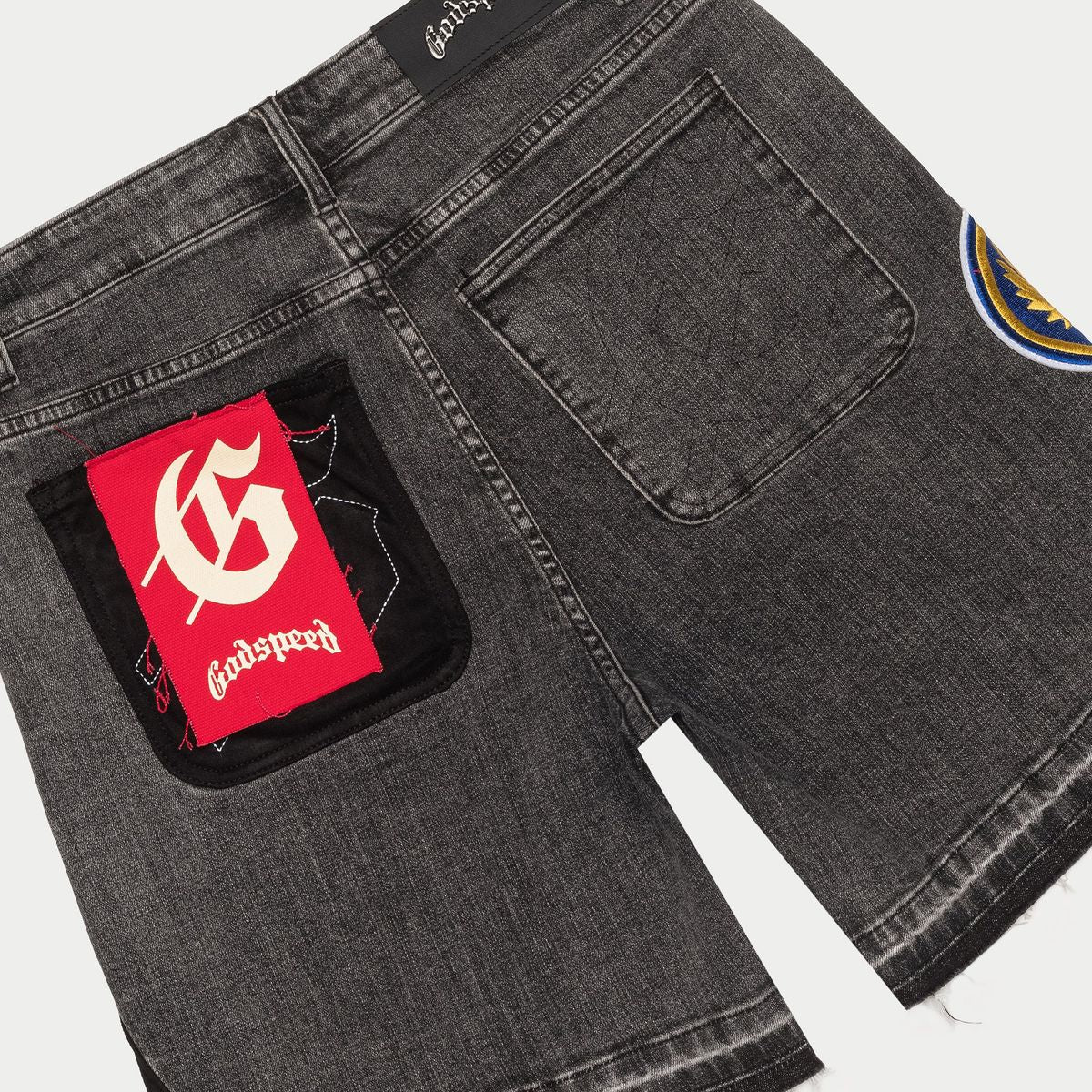 Godspeed Patchwork Denim Shorts V2