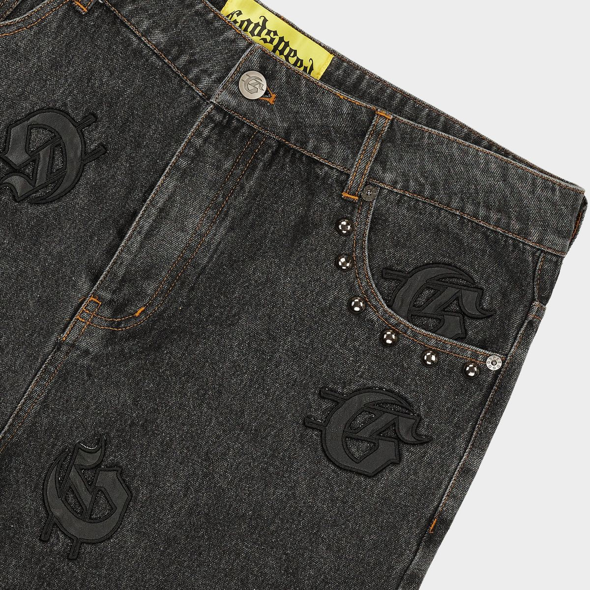 God Speed- Infinity Shorts (Black Wash)