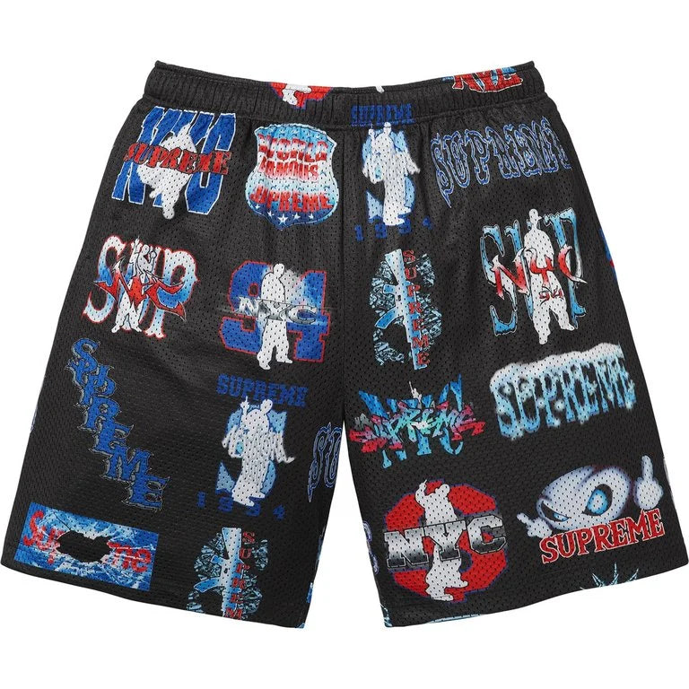 Supreme-flash mesh short