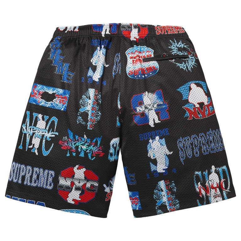 Supreme-flash mesh short