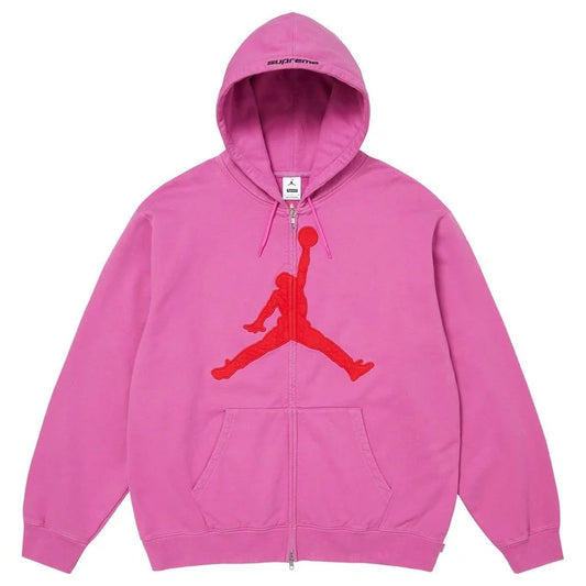 Supreme®/Jordan® Zip Up Hooded Sweatshirt