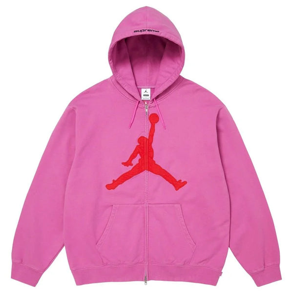 Supreme × Jordan ZipUp Hooded Sweatshirt Supreme®/Jordan® Zip Up Hooded Sweatshirt – Raw apparel