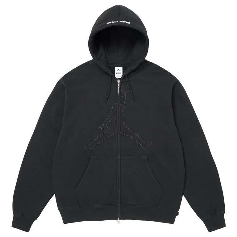 Supreme®/Jordan® Zip Up Hooded Sweatshirt – Raw apparel