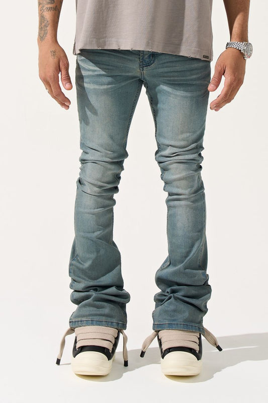 "SEABURST" Stacked Jeans