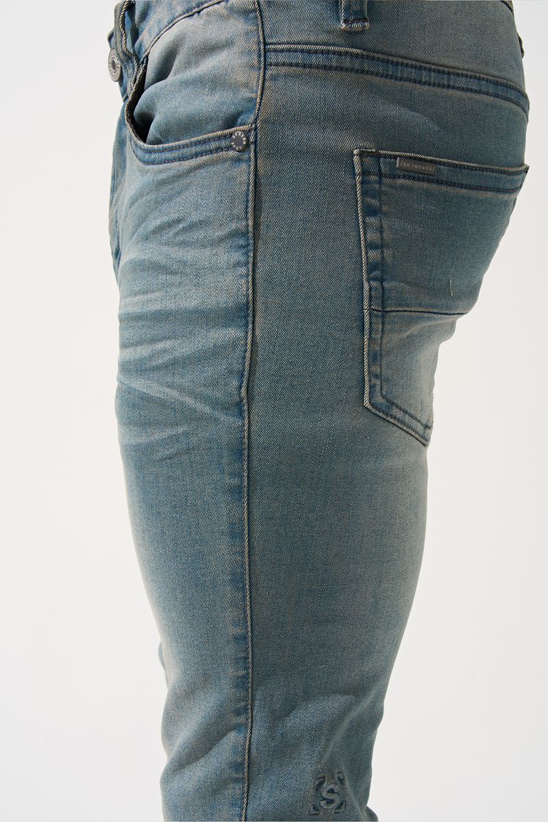 "SEABURST" Stacked Jeans