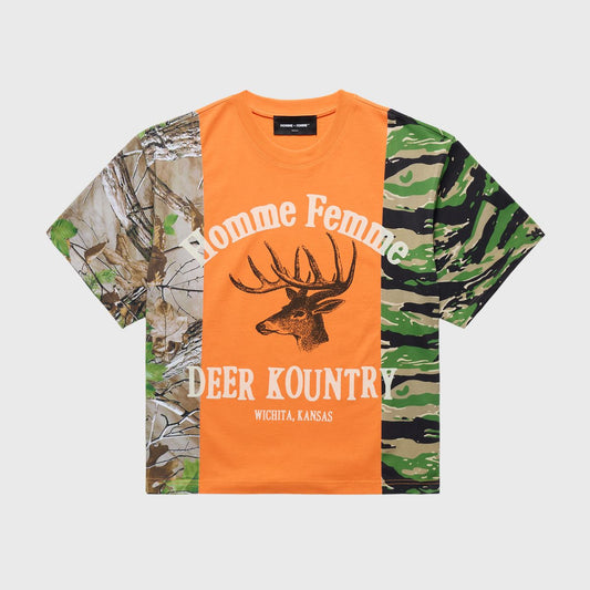 Deer Camo Split Tee-HF