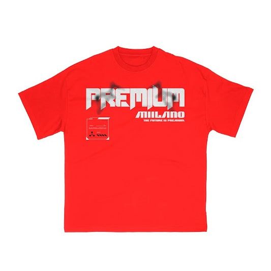 Future Gagues Crew Neck T-Shirt Red