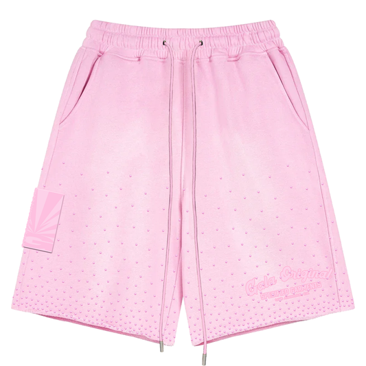 RHINESTONE TERRY SHORTS