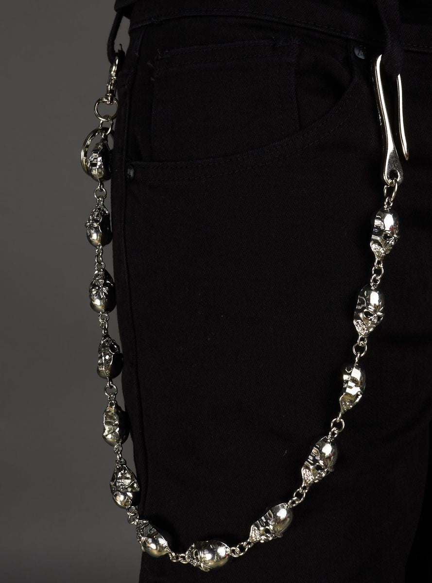 Politics Chain - Skulls - Silver