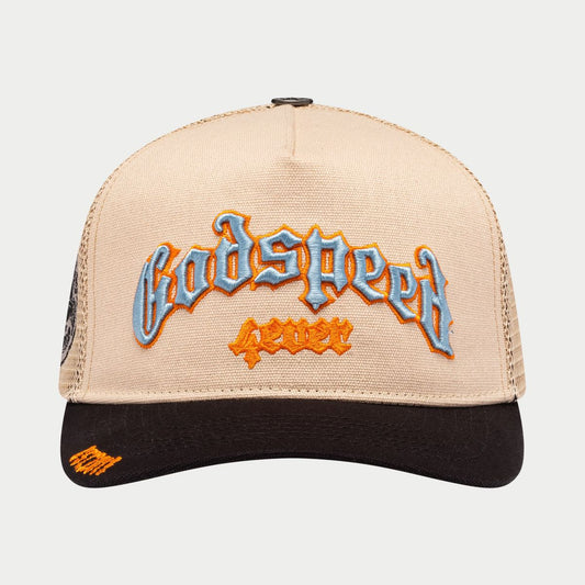 GS Forever Trucker Hat (Bone/Blue/Orange)
