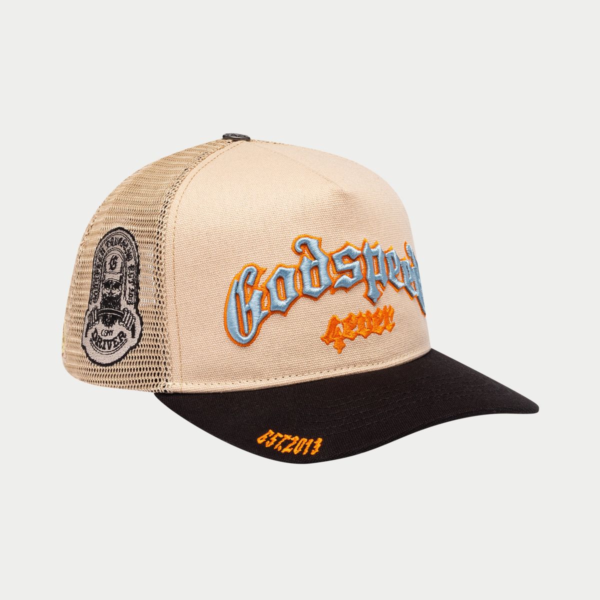 GS Forever Trucker Hat (Bone/Blue/Orange)