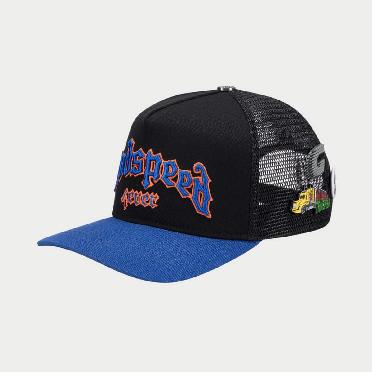 GS FOREVER TRUCKER HAT (Black/Blue/Orange) BOOM