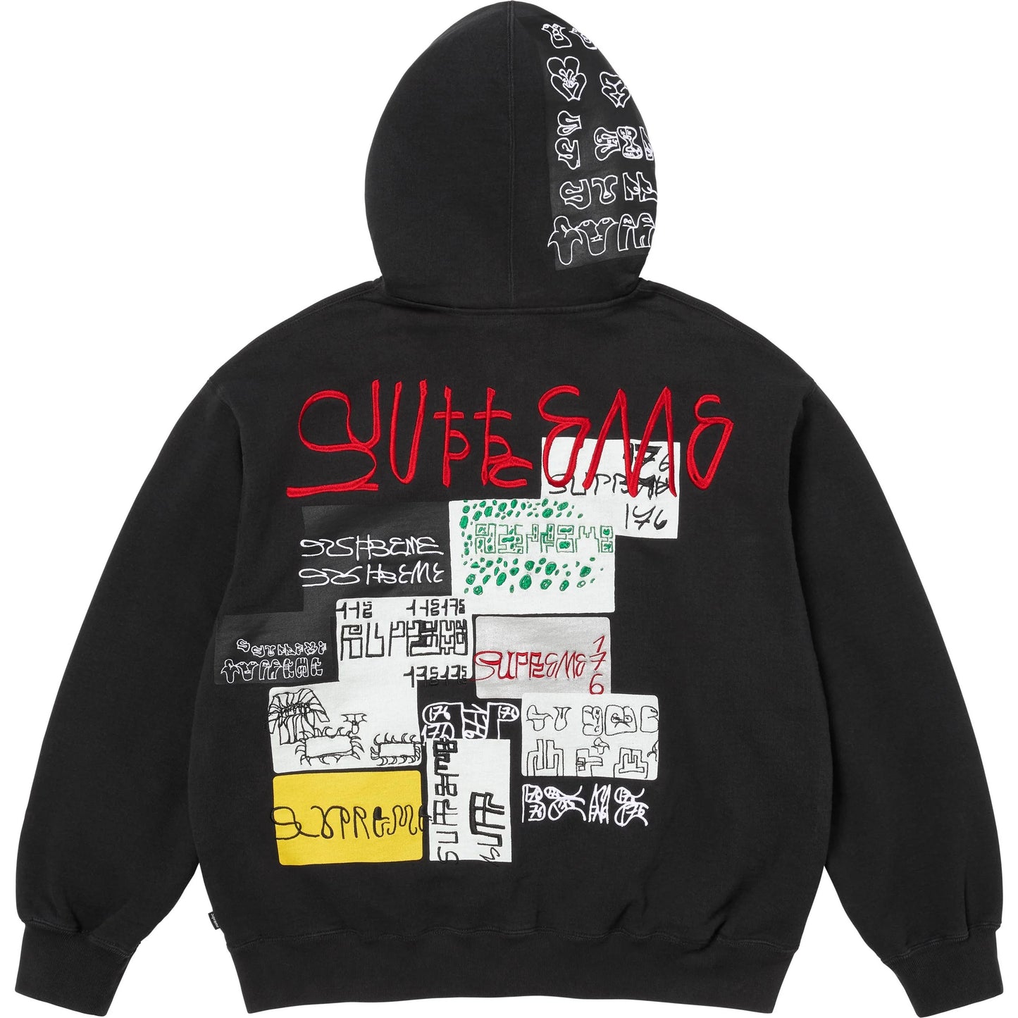 176 zip up hooded sweatshirt