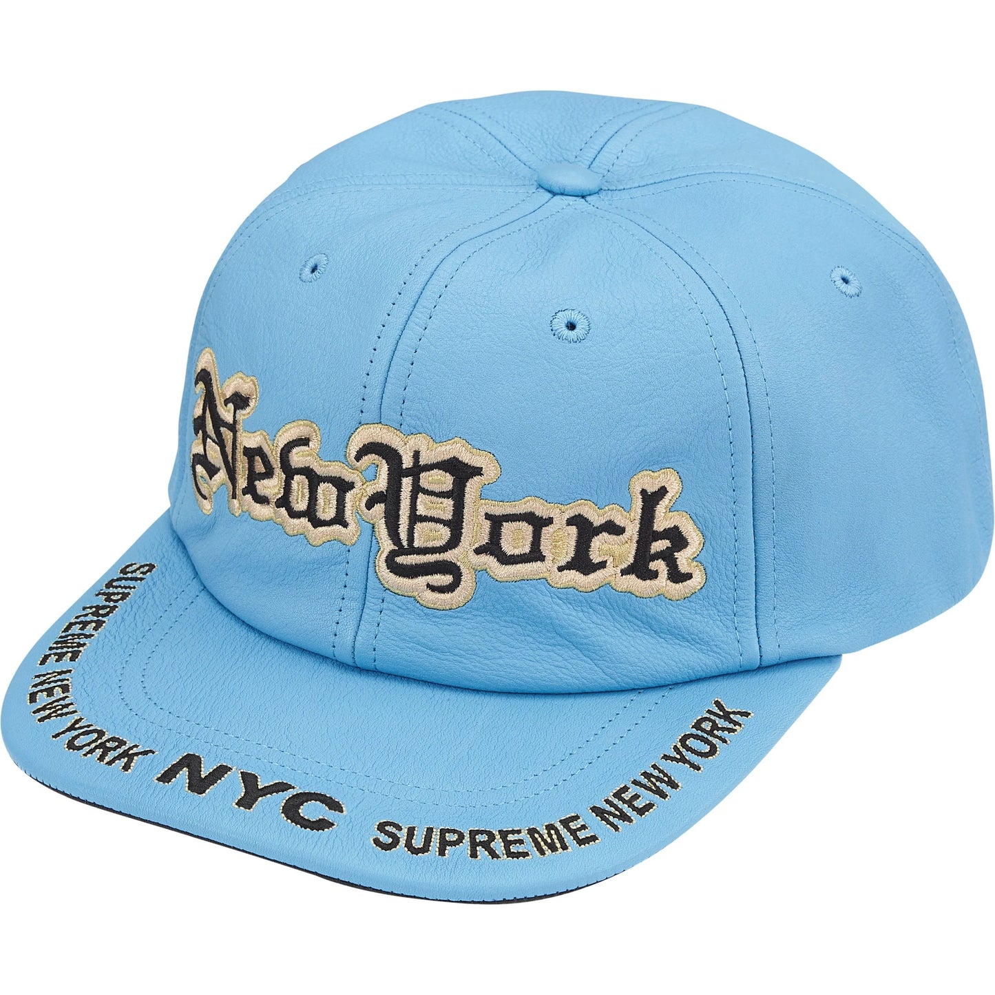 NEW YORK LEATHER 6-PANEL